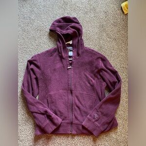 Women’s Purple Fleece Patagonia Size Large Zip Up Jacket